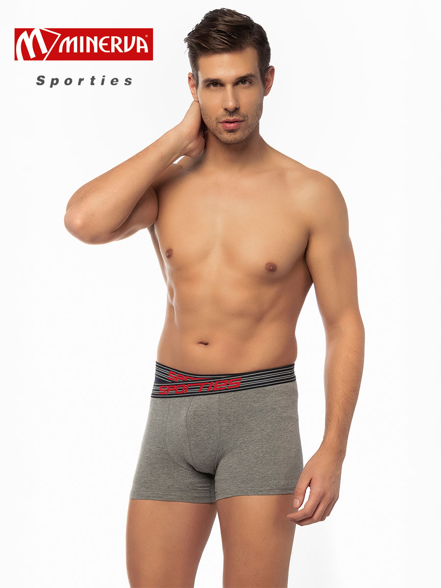 Комплект мъжки боксерки пениран памук | MINERVA