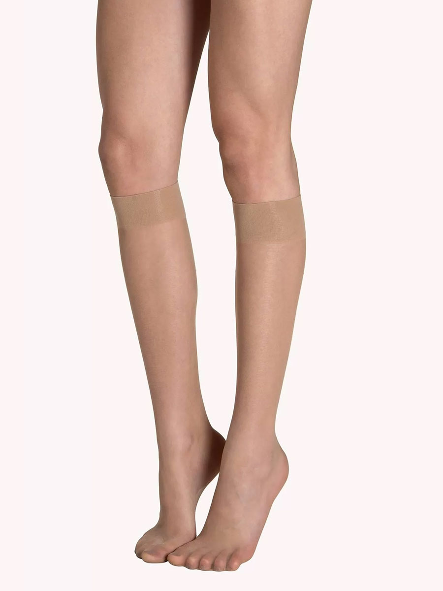 Прозрачни чорапи до коляното 15 den | Lisca | Матови, 2 броя