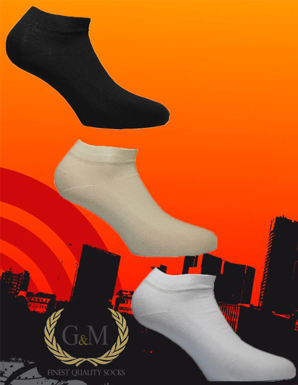 Летни дамски къси чорапи | G&M Socks | Подходящи и за маратонки