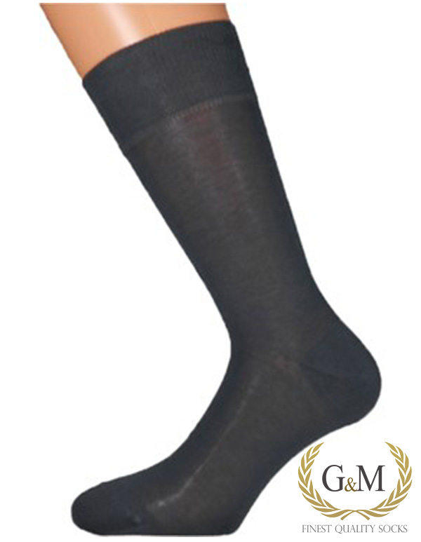 Мъжки чорапи от мерино вълна | G&M Socks | Цвят: Антрацит