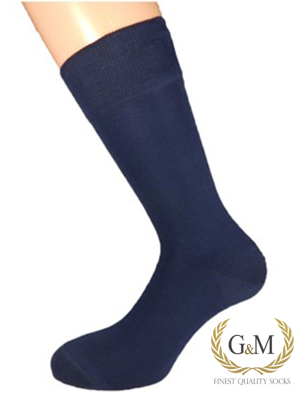 Мъжки вълнени чорапи мерино | G&M Socks | Цвят: Сини