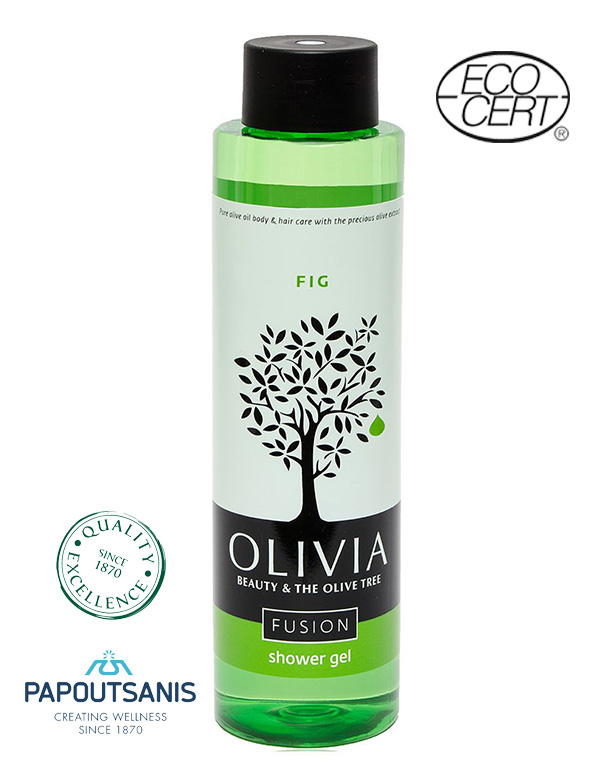 Душ гел OLIVIA FUSION обогатен с екстракт от смокиня | PAPOUTSANIS