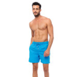 Мъжки бански шорти бързосъхнещи с uv защита Mengear | Minerva | Цвят: тюркоаз