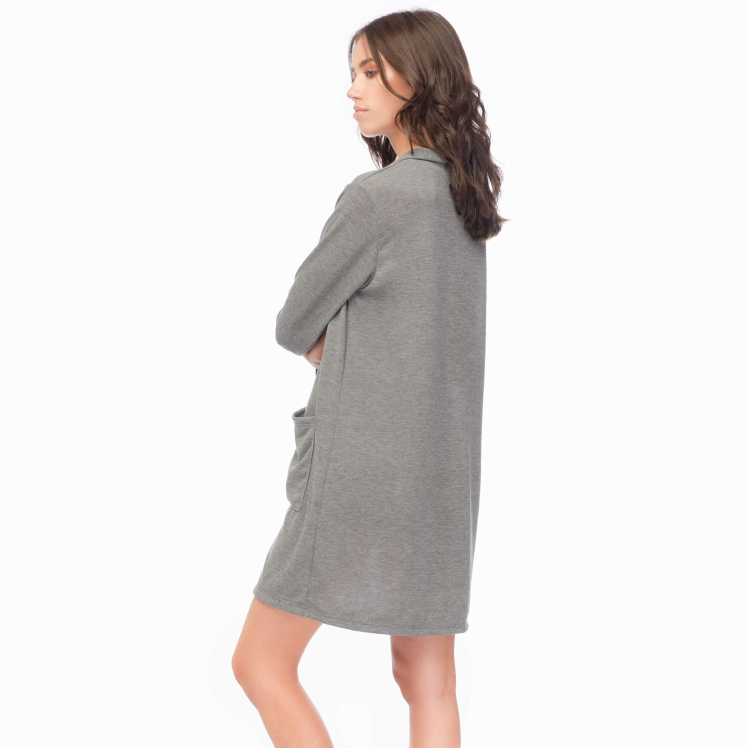 Топъл дамски халат за вкъщи Knit Jacket | MINERVA