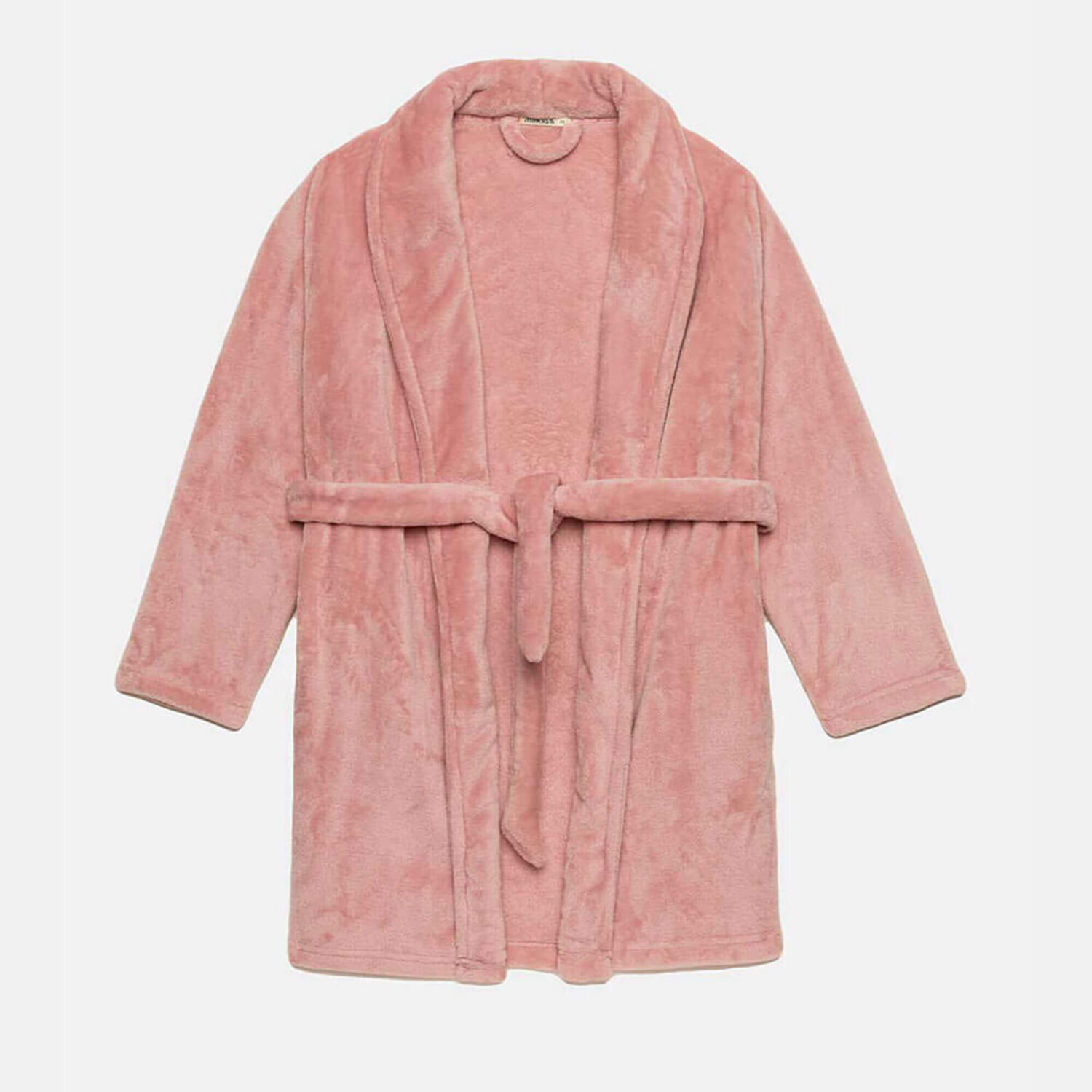 Къс розов дамски поларен халат за вкъщи | Minerva