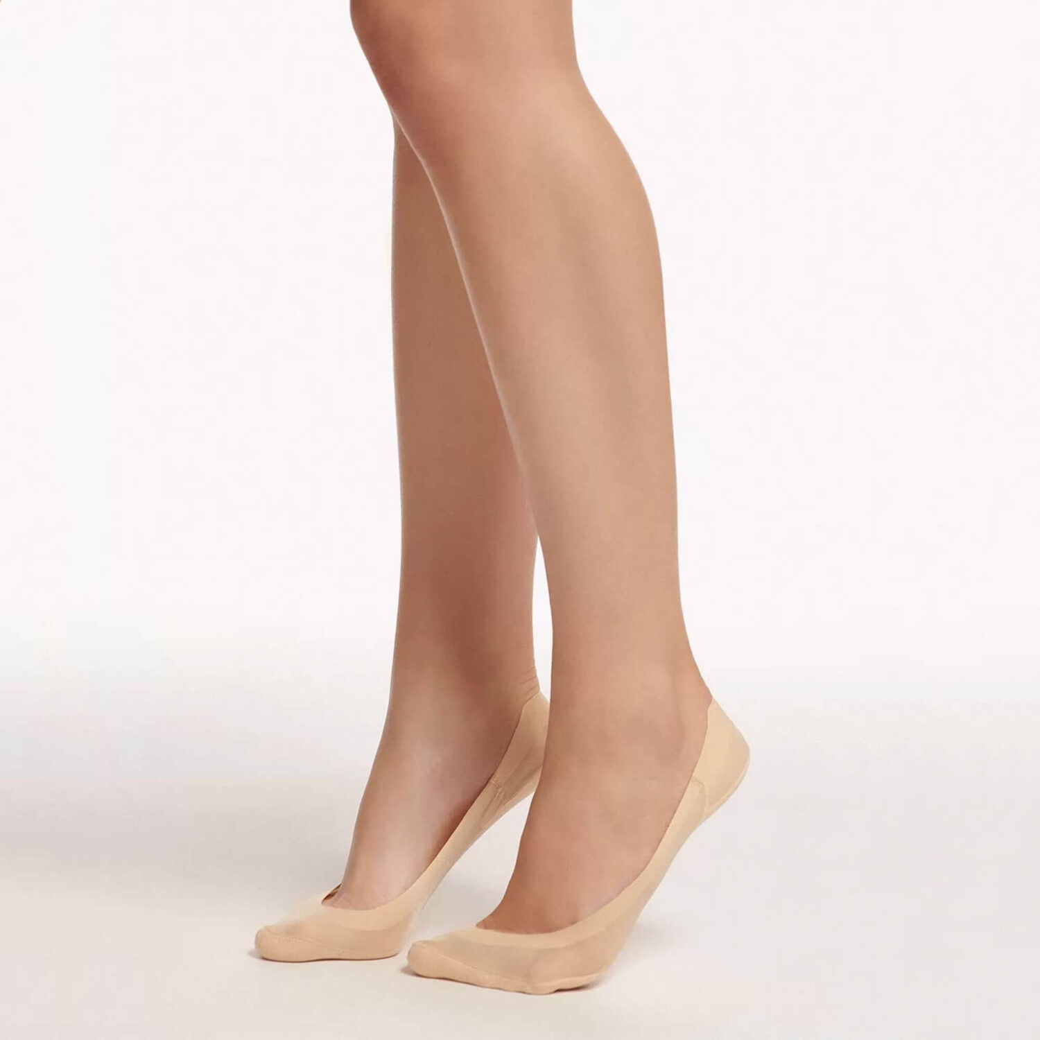 Дамски чорапи терлици Invisible Balerina със силиконова лента | Lisca | Цвят: телесен
