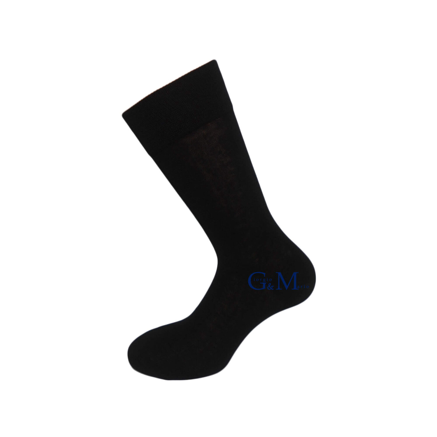 Мъжки чорапи за костюм от 100% мерсеризиран памук | G&M Socks | Цвят: черни