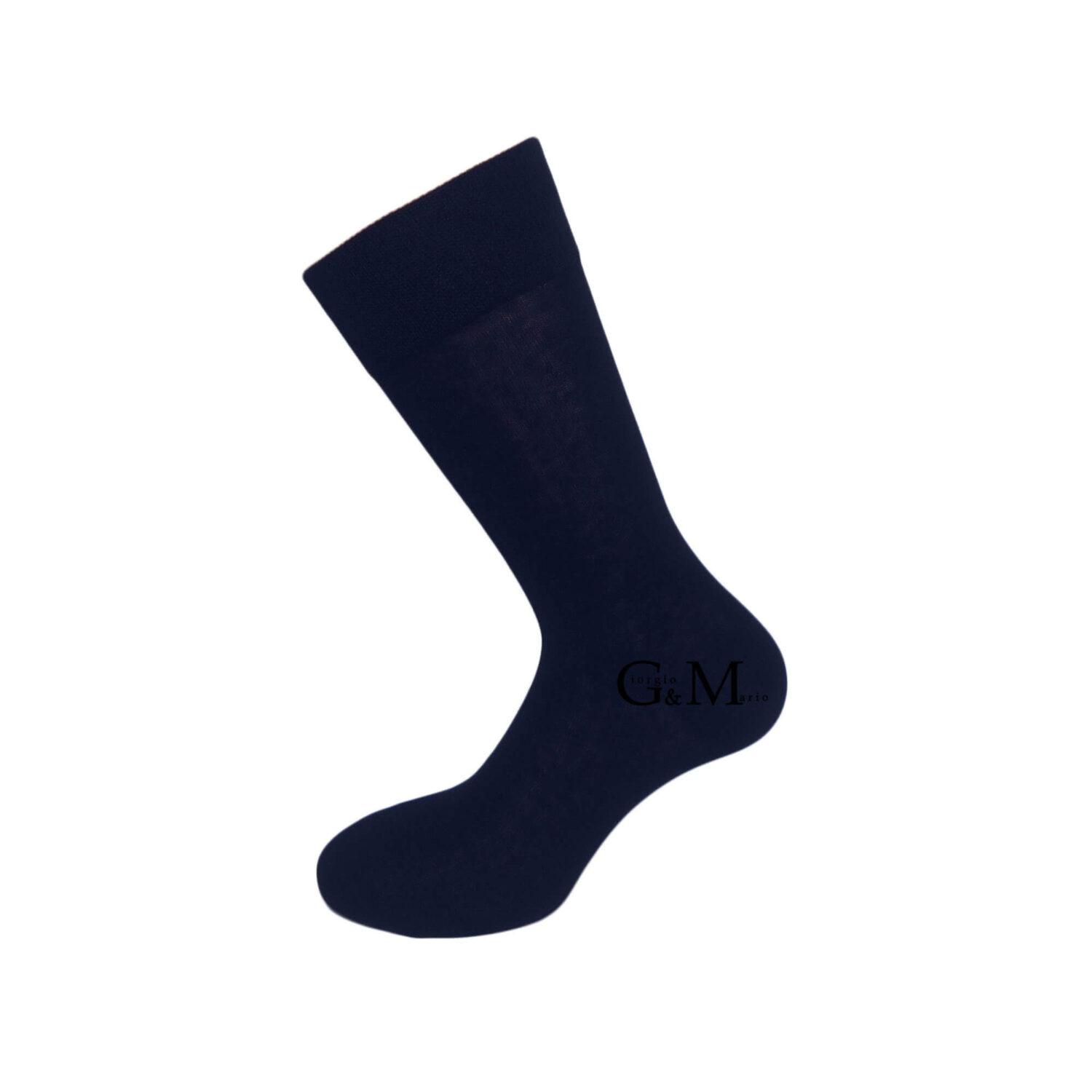 Мъжки чорапи за костюм от 100% мерсеризиран памук | G&M Socks | Цвят: тъмно сини