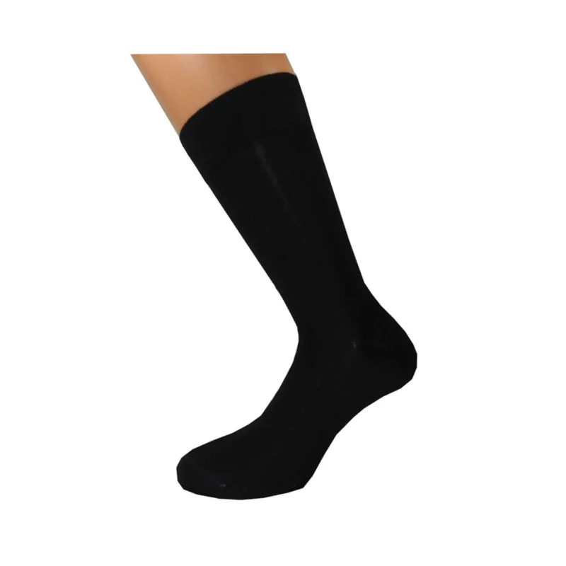 Черни дамски зимни чорапи от мериносова вълна | G&M Socks | Цвят: черни