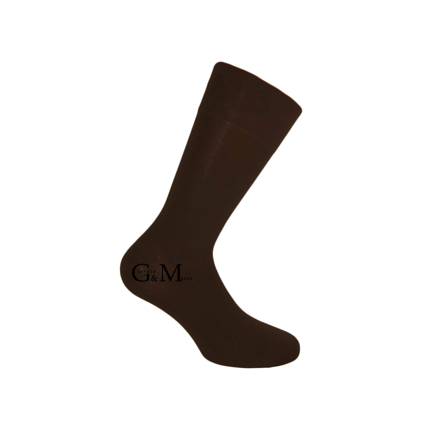 Мъжки памучни чорапи от пениран памук и ликра | G&M Socks | Цвят: кафяви