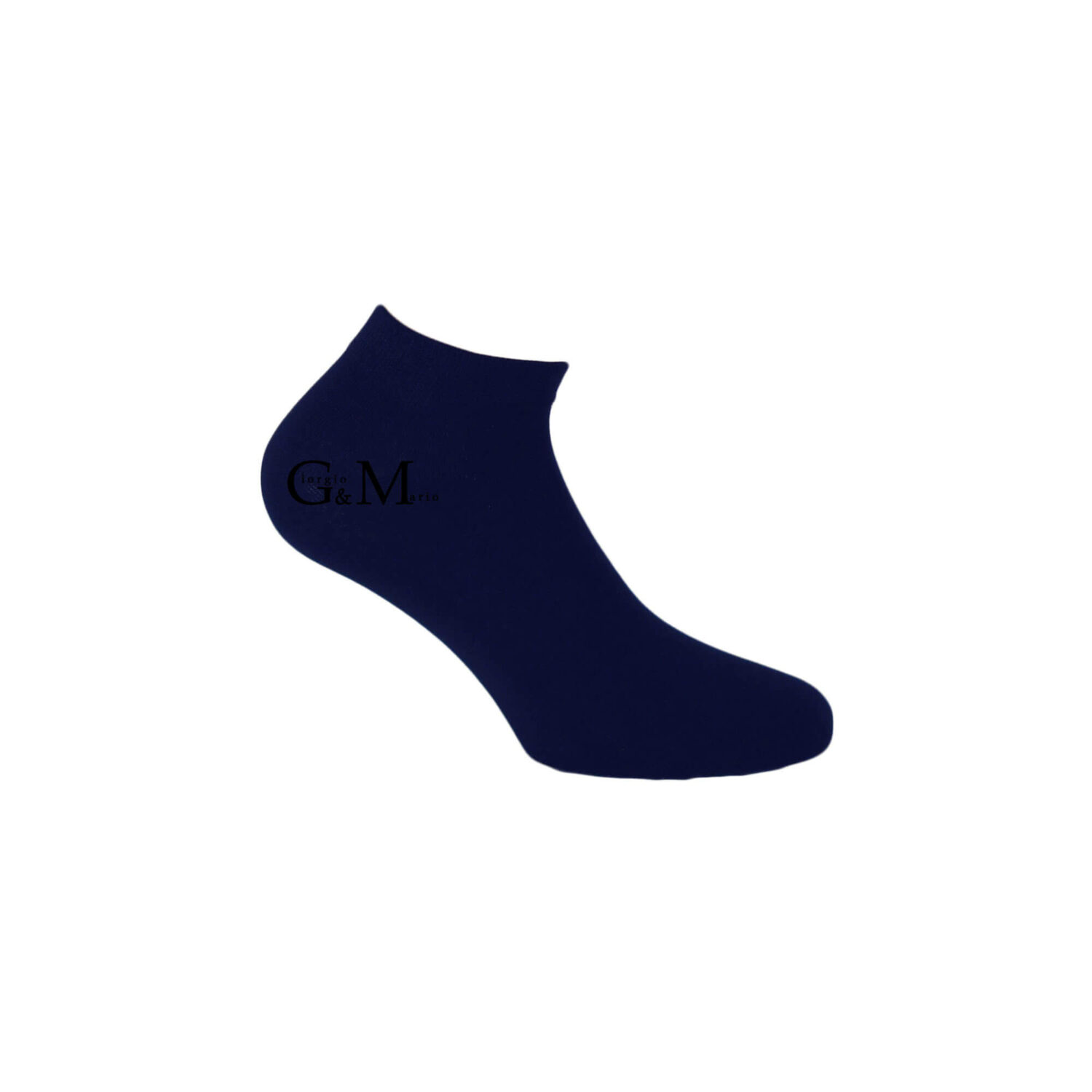 Мъжки къси чорапи за маратонки от памук | G&M Socks | Цвят: тъмно сини