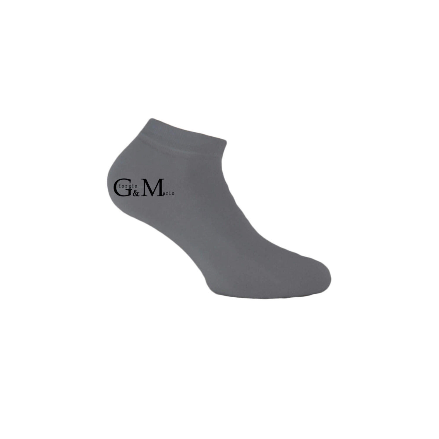 Мъжки къси чорапи за маратонки от памук | G&M Socks | Цвят: сиви