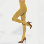Зимен цветен чорапогащник Rosalia с плътност 40den | Gatta | Цвят: медно-жълт