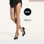 чорапогащи едра мрежа Brigitte 05 | Gatta | Без ограничител на пръстите и бикини зоната