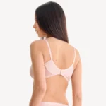 Бежов сутиен с мека чашка и банел Essentials Ruby с дантела / Lisca