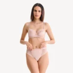 Дамски бежов сутиен Lisca Essentials Ruby с меки чашки и банели