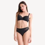 Черен дамски сутиен Lisca Essentials Ruby с меки чашки и банели
