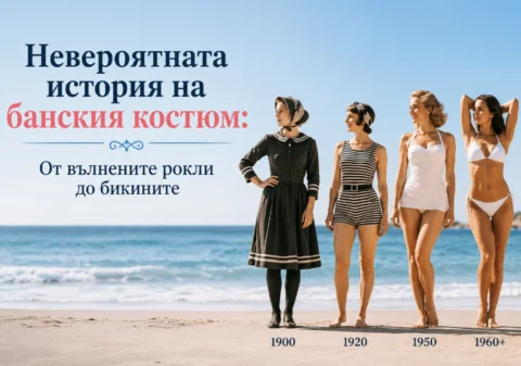 Невероятната история на банския костюм! От вълнените рокли до бикините